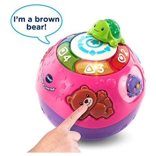 브이텍 VTech Wiggle & Crawl Ball, Purple (Amazon Exclusive)