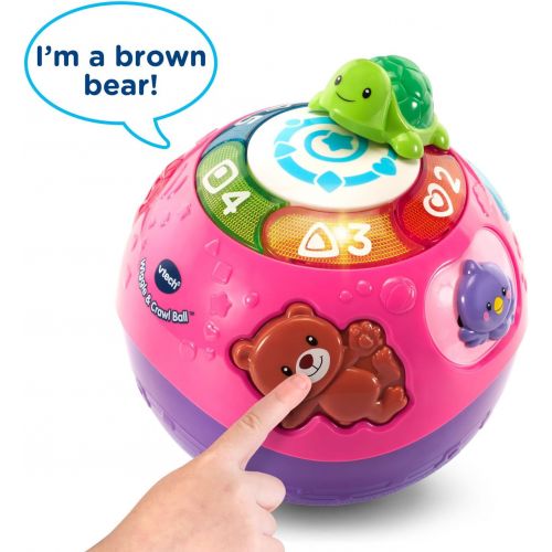 브이텍 VTech Wiggle & Crawl Ball, Purple (Amazon Exclusive)