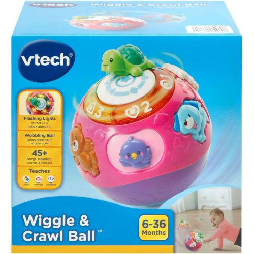 브이텍 VTech Wiggle & Crawl Ball, Purple (Amazon Exclusive)