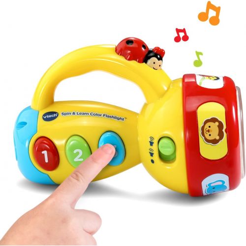 브이텍 VTech Spin and Learn Color Flashlight, Yellow