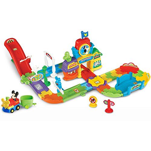 브이텍 VTech Go! Go! Smart Wheels Mickey Mouse Choo-Choo Express, Great Gift For Kids, Toddlers, Toy for Boys and Girls, Ages 1, 2, 3, 4, 5