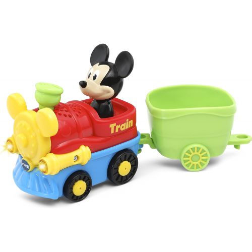 브이텍 VTech Go! Go! Smart Wheels Mickey Mouse Choo-Choo Express, Great Gift For Kids, Toddlers, Toy for Boys and Girls, Ages 1, 2, 3, 4, 5
