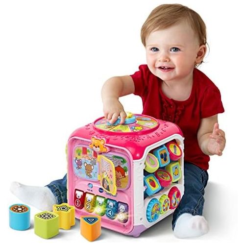 브이텍 VTech Sort and Discovery Activity Cube (Frustration Free Packaging), Pink