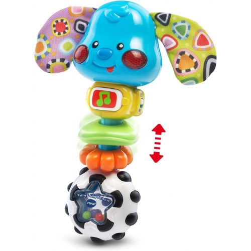 브이텍 VTech Baby Rattle and Sing Puppy,Multicolor