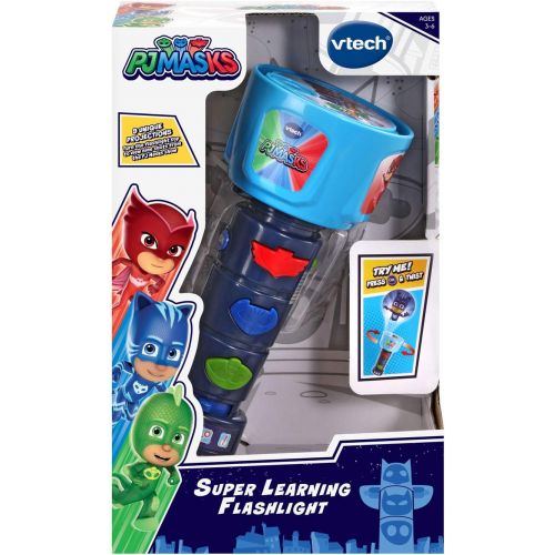 브이텍 VTech PJ Masks Super Learning Flashlight, Blue