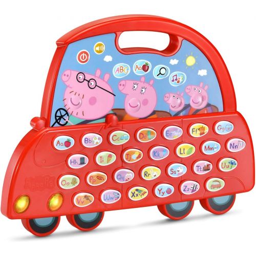 브이텍 VTech Peppa Pig Learn and Go Alphabet Car, Red