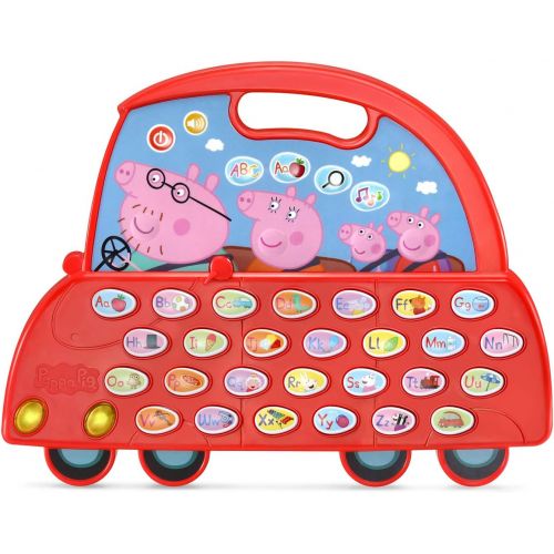 브이텍 VTech Peppa Pig Learn and Go Alphabet Car, Red