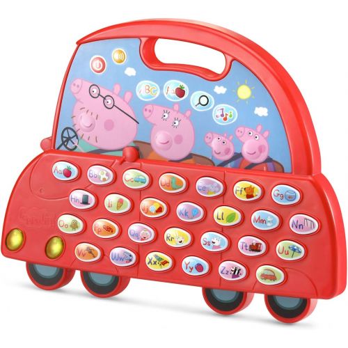 브이텍 VTech Peppa Pig Learn and Go Alphabet Car, Red