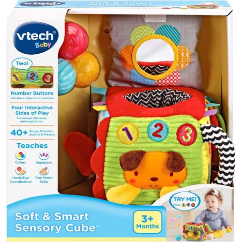 브이텍 VTech Soft and Smart Sensory Cube, Multicolor