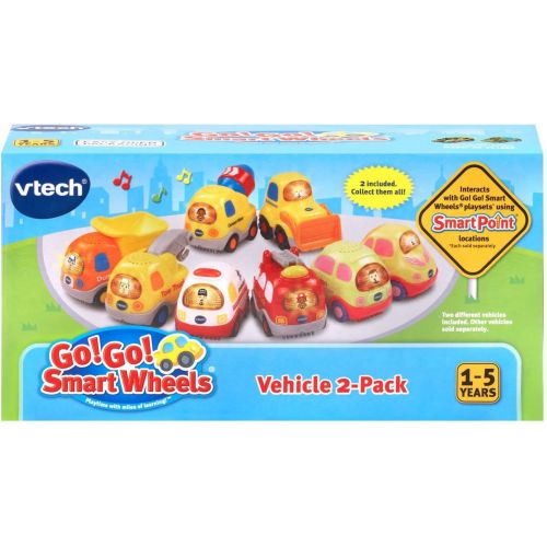 브이텍 VTech Go! Go! Smart Wheels Cool Vehicles 2-Pack