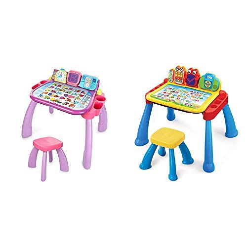 브이텍 VTech Touch & Learn Activity Desk (Frustration Free Packaging), Purple & Touch and Learn Activity Desk Deluxe (Frustration Free Packaging)