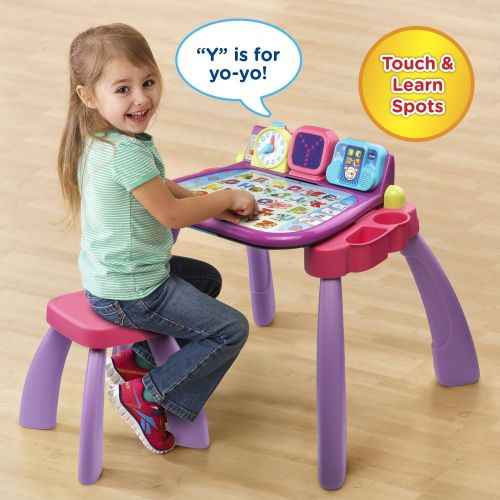 브이텍 VTech Touch & Learn Activity Desk (Frustration Free Packaging), Purple & Touch and Learn Activity Desk Deluxe (Frustration Free Packaging)