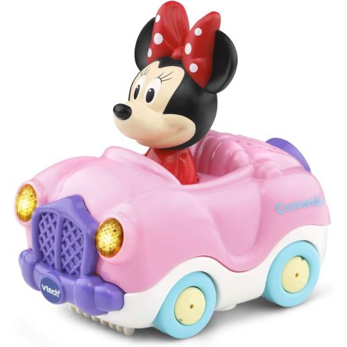 브이텍 VTech Go! Go! Smart Wheels Disney Starter Pack with Mickey Mouse Convertible, Minnie Mouse Convertible and Donald Duck SUV, Multicolor