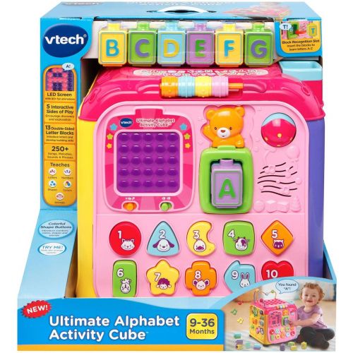 브이텍 VTech Ultimate Alphabet Activity Cube, Pink