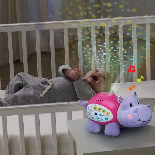 브이텍 VTech Baby Lil Critters Soothing Starlight Hippo, Pink (Amazon Exclusive)