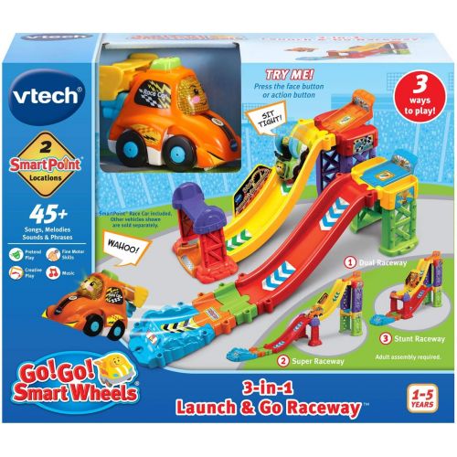 브이텍 VTech Go! Go! Smart Wheels 3-in-1 Launch and Go Raceway