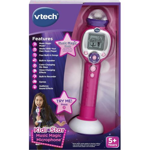 브이텍 VTech Kidi Star Music Magic Microphone, Pink