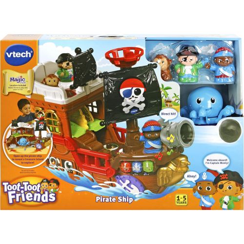 브이텍 VTech 80-177873 Toot Friends Pirate Ship, Multi-Colour