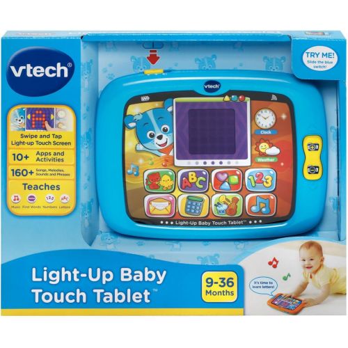 브이텍 VTech Light-Up Baby Touch Tablet Amazon Exclusive, Blue