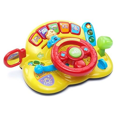 브이텍 VTech Turn and Learn Driver (Frustration Free Packaging),Yellow