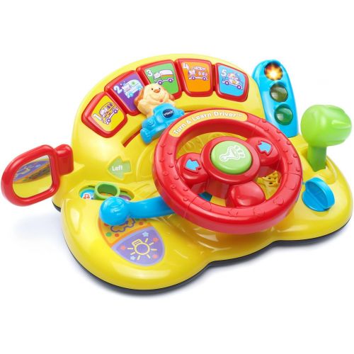 브이텍 VTech Turn and Learn Driver (Frustration Free Packaging),Yellow