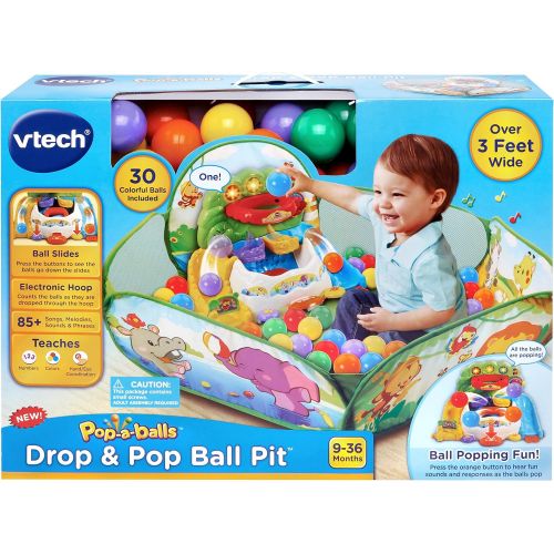 브이텍 VTech Pop-a-Balls Drop and Pop Ball Pit, Green