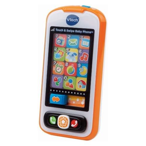 브이텍 VTech Touch and Swipe Baby Phone, Orange