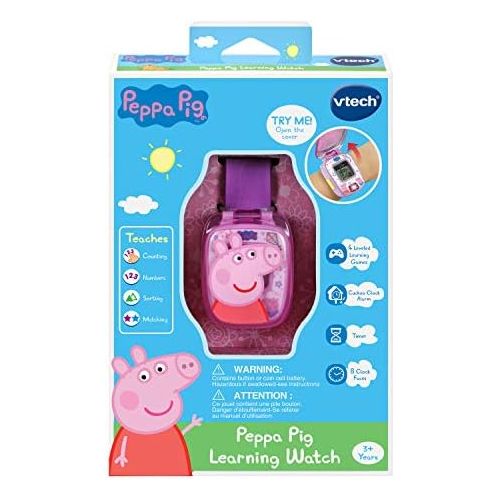 브이텍 VTech Peppa Pig Learning Watch, Purple