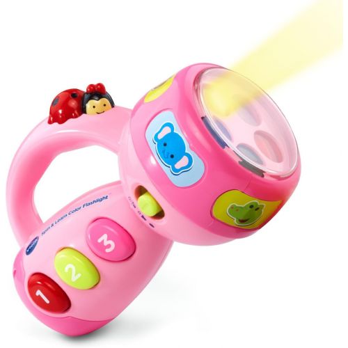 브이텍 VTech Spin and Learn Color Flashlight Amazon Exclusive, Pink
