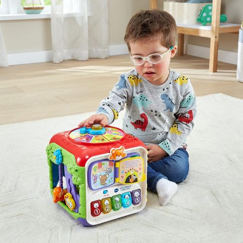 브이텍 VTech Sort and Discover Activity Cube (Frustration Free Packaging), Red