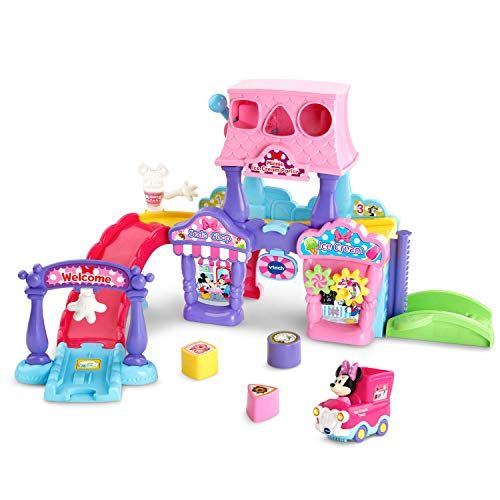 브이텍 VTech Go! Go! Smart Wheels Disney Minnie Mouse Ice Cream Parlor, Pink