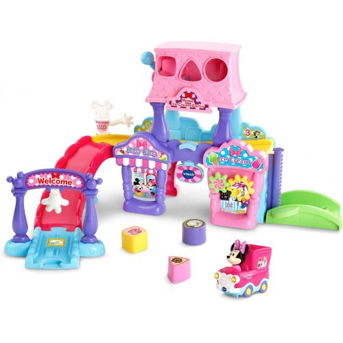 브이텍 VTech Go! Go! Smart Wheels Disney Minnie Mouse Ice Cream Parlor, Pink