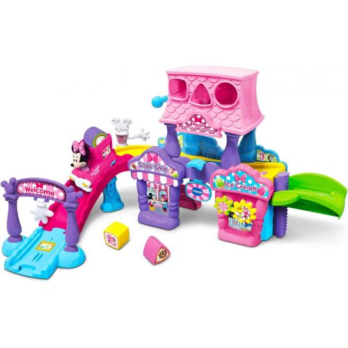 브이텍 VTech Go! Go! Smart Wheels Disney Minnie Mouse Ice Cream Parlor, Pink