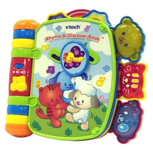 브이텍 VTech Rhyme & Discover Book, Great Gift for Kids, Toddlers, Toy for Boys and Girls, Ages Infant, 1, 2, 3