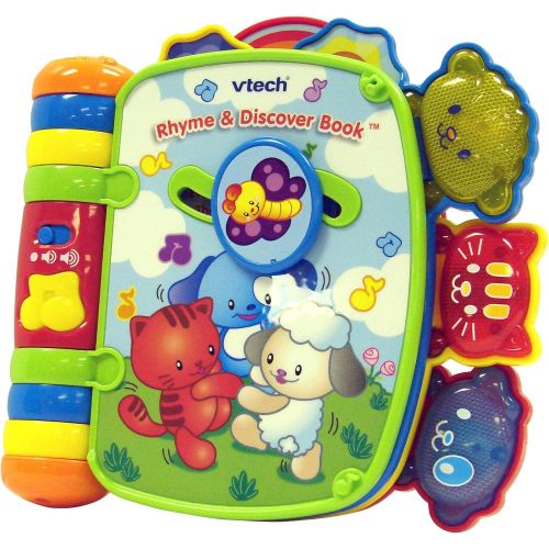 브이텍 VTech Rhyme & Discover Book, Great Gift for Kids, Toddlers, Toy for Boys and Girls, Ages Infant, 1, 2, 3