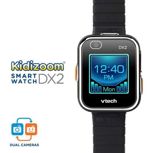 브이텍 [아마존베스트]VTech KidiZoom Smartwatch DX2, Black (Amazon Exclusive)