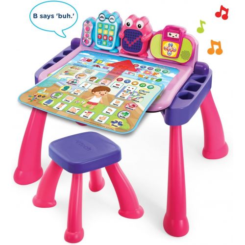 브이텍 VTech Touch and Learn Activity Desk Deluxe, Pink