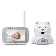 VTech VM346 Bear Video Baby Monitor with Automatic Infrared Night Vision, Soothing Sounds & Lullabies, Temperature Sensor & 1,000 feet of Range