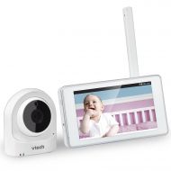 VTech VM5271-2 Video Baby Monitor with 5-inch Screen, Motorized Lens with 6x Optical Zoom, Soothing Sounds & Lullabies, Temperature Sensor & 1,000 feet of Range with 2 Cameras