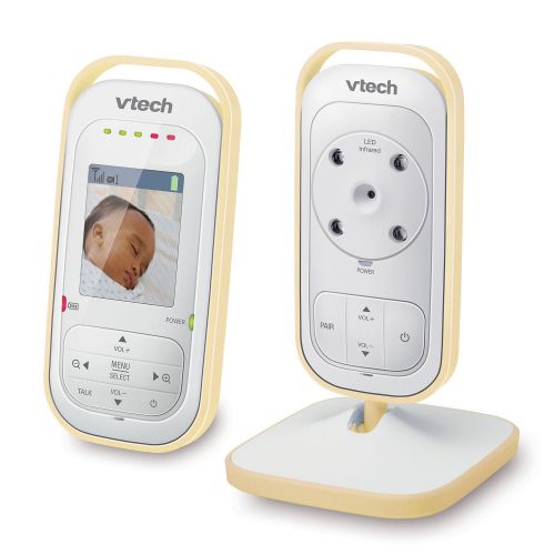 브이텍 VTech VM311-13 Yellow Video Baby Monitor with Automatic Infared Night Vision, Talk-back Intercom, Digitized Transmission & 1,000 feet of Range