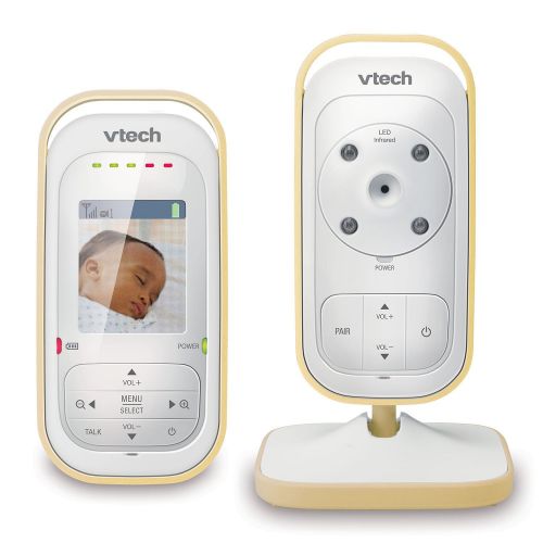 브이텍 VTech VM311-13 Yellow Video Baby Monitor with Automatic Infared Night Vision, Talk-back Intercom, Digitized Transmission & 1,000 feet of Range