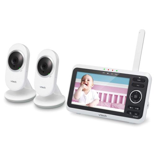 브이텍 VTech Video Baby Monitor with 2 Cameras, SM8252-2