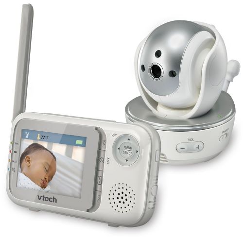 브이텍 VTech VM333 Safe & Sound Video Baby Monitor with Night Vision, PanTiltZoom and Two-Way Audio