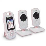 VTech BV73122PK Digital Video Baby Monitor with 2 Cameras and Automatic Night Vision, Pink