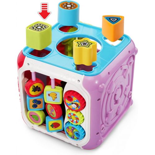 브이텍 VTech Sort & Discover Activity Cube (Frustration Free Packaging)