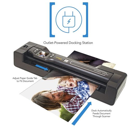  VuPoint Solutions Vupoint ST470 Magic Wand Portable Scanner with Auto-Feed Docking Station, Bundle