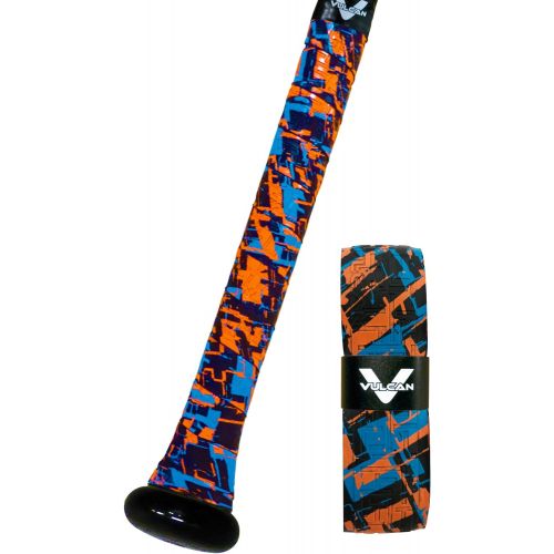  Vulcan Sporting Goods Co. Vulcan Bat Grip, Vulcan 1.75mm Bat Grip, Fire & Ice