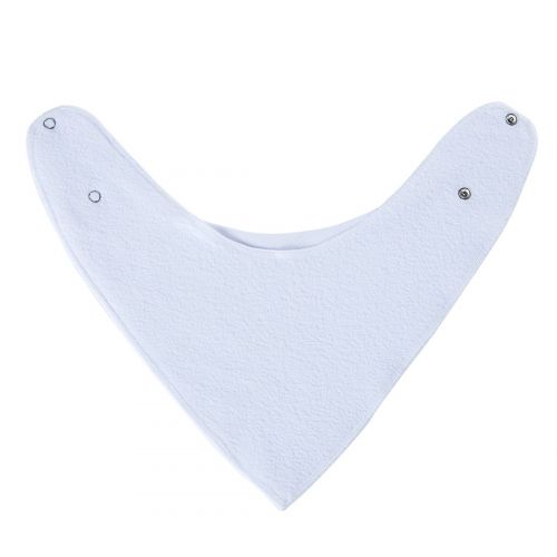  Baby Bandana Drool Bibs 3-Pack and Teething Toys 3-Pack Made with 100% Organic Cotton, Super Absorbent and Soft Unisex (Vuminbox) (White)