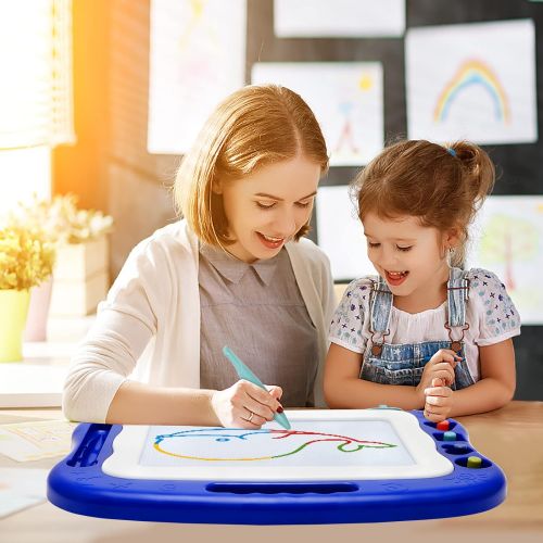  [아마존베스트]vusum Magnetic Drawing Board,Large Doodle Board Toddler Toys for Girls Boys 3 4 5 6 7 Year Old Kids Gift Etch A Colorful Sketch Magnet Erasable Pad