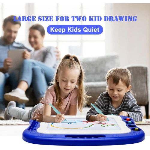  [아마존베스트]vusum Magnetic Drawing Board,Large Doodle Board Toddler Toys for Girls Boys 3 4 5 6 7 Year Old Kids Gift Etch A Colorful Sketch Magnet Erasable Pad